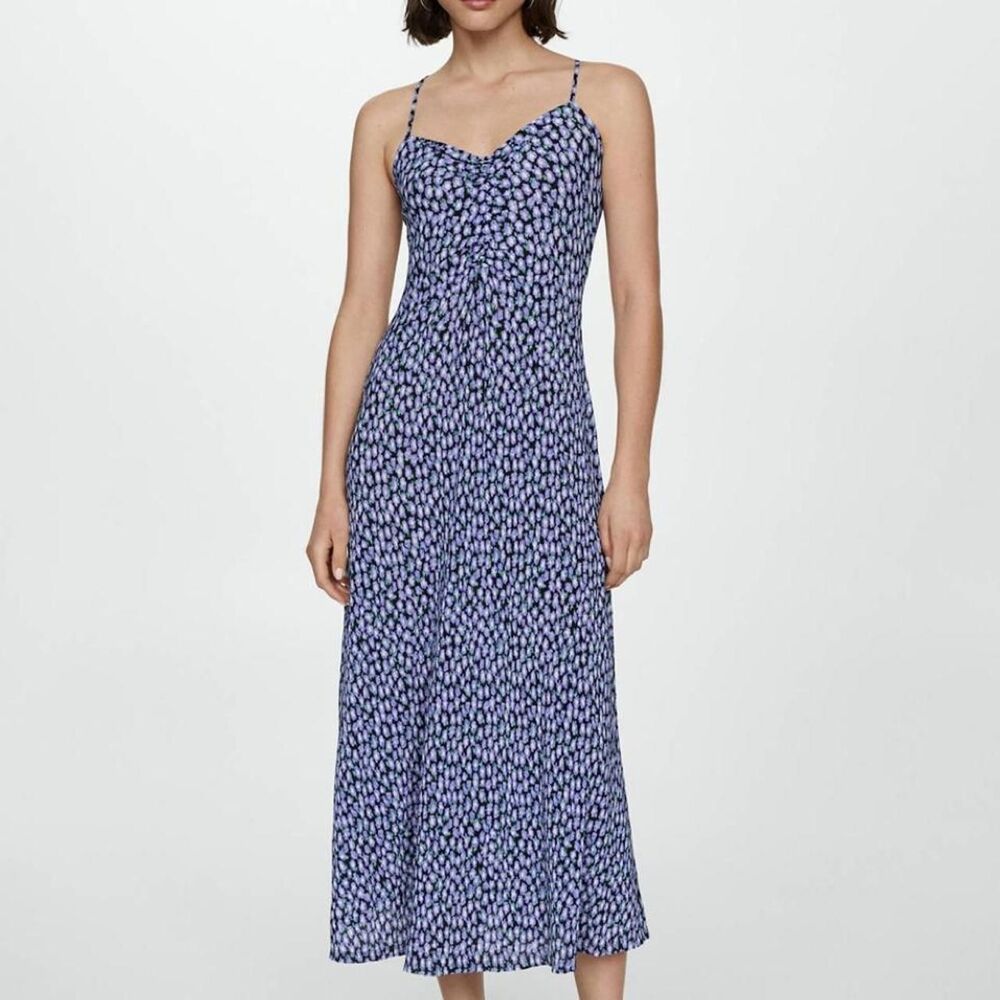 Mango Women's Purple Casual-dresses
